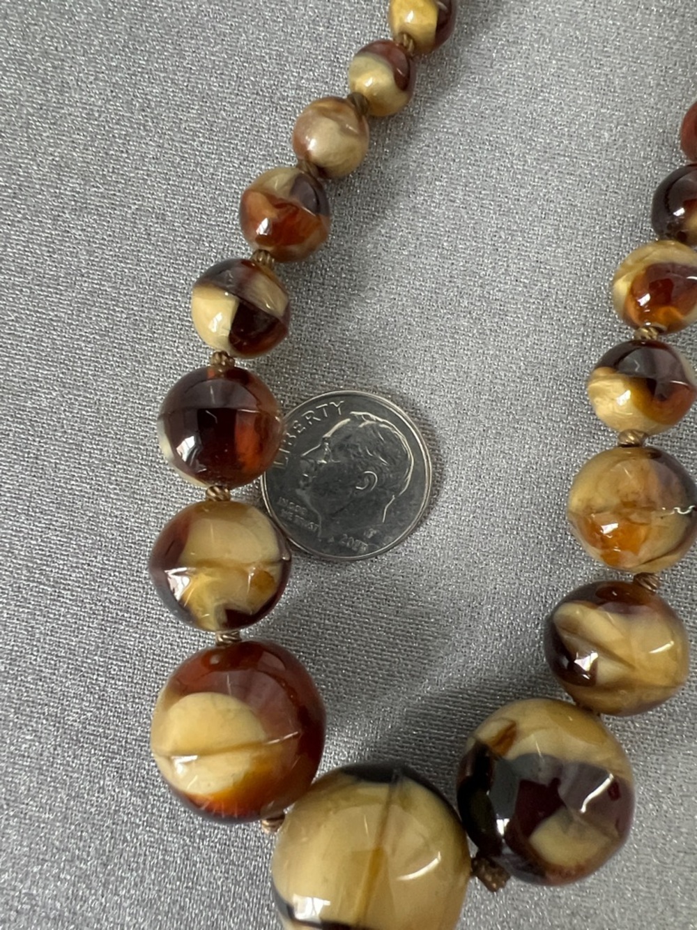 Brown Agate Bead 8.5” Necklace - Women Jewelry - Picture 8 of 12